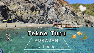 EN GÜZEL KAMP ALANI🏝️ Adrasan'da Tekne Turu 🛥️