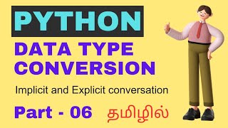 Data type conversion in python | Implicit and Explicit data type conversion in python