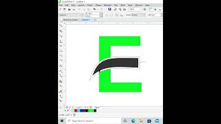 Creative Letter E Logo Design In Coreldraw