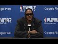 Myles Turner PostGame Interview  Indiana Pacers vs New York Knicks