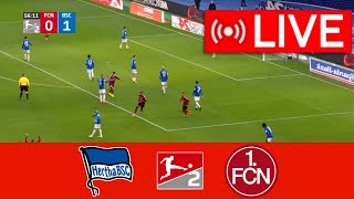 🔴[LIVE] Hertha BSC gegen 1. FC Nürnberg LIVE | 2. Bundesliga 2025 | Spiel heute LIVE!