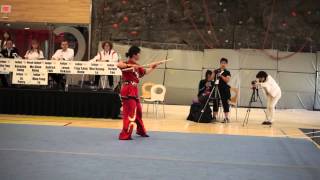 2015 Canadian Wushu Nationals – Wei-Jen Lee – Gunshu