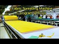 Fabric Spreading Machine program settings //garments factory auto fabric spreading machine settings