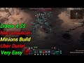 🎮Diablo 4 😊S5 😛Necromancer Minions Build 🙂Uber Duriel 😉Very Easy (Solo)😎