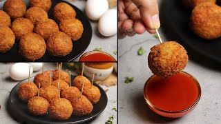 মুচমুচে ডিমের ললিপপ রেসিপি | Egg lollipop | bengali snacks recipe