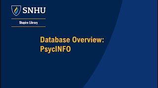 Database Overview: PsycINFO