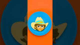 let's make Kid Cowboy cookie art! #shorts