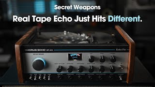 You can mix this REAL tape echo in STEREO! EchoFix EF-X3 | Secret Weapons Demo \u0026 Review