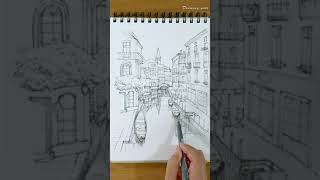 Urban Sketching #shorts Venice