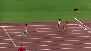 20180708中学通信陸上福岡大会 男子4種競技400m