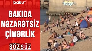 Bakıda nəzarətsiz çimərlik