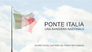 Ponte Genova tricolore: Salini Impregilo accende "Ponte Italia" un omaggio ai genovesi e all’Italia