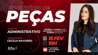 Inventário de peças | Direito Administrativo | Profº Cecília Navarro