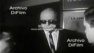 Leopoldo Torre Nilsson asiste a muestra de cortometrajes 1966