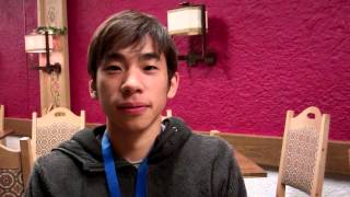 Nobunari Oda after winning Nebelhorn Trophy 2012