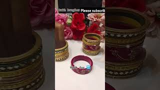 Rajasthan traditional bangles set😀😀😀#rajwadichura #indianjewellery #weddingaccessories #bangles