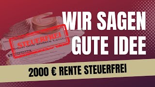 2000€ steuerfreie Rente soll kommen: endet die Doppelbesteuerung von gesetzlichen Renten?