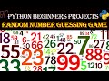 Random Number Guessing Game | Python Beginners Project | 2020