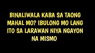 RITWAL UPANG MAKUKUHA MO ANG TAONG BUMALIWALA SAYO