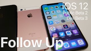 iOS 12 Public Beta 2 / Beta 3 Follow-up - Battery, Stability and More