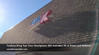 Tracfone Bring Your Own Smartphone SIM Activation Kit at Kmart and Walmart