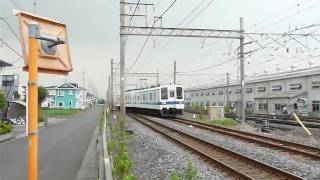 東武8000系8557F（廃車回送）　北春日部