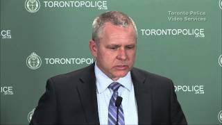 Det. John Margetson @TorontoPolice Homicide News Conference re Suspicious Death Investigation