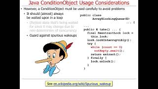 Java ConditionObject Usage Considerations