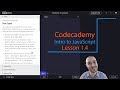Codecademy - Data Types - Exercise 4 of Introduction to JavaScript