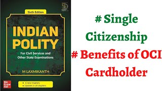 (V16) (Single Citizenship, OCI Cardholder Benefits, PIO, NRI) Indian Polity by M. Laxmikanth