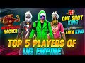 Top 5 Hackers Of UG Empire😈😈Underrated Heroes !!