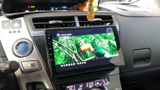 勁聲安卓八核心 PRIUS ALPHA JHY V57 9吋百變框安卓系統主機  Android 8.1 4G 64G 8核心 金宏亞科技 豐田 TOYOTA 雙聲控 正版導航王 支援原廠倒車