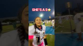 She’s a FUTURE 5⭐️ runningback‼️🤯 #touchdown #footballgirls #footballshorts #footballskills #fypシ