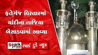 ફતેગંજ વિસ્તારમાં ચાંદીના તાજિયા બેસાડવામાં આવ્યા 2022 | Spark Today News