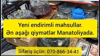 2 Manata  Stəkan Dəsti!! Endirimlər Başladı Tələsin Bütün Cehizlik Mallara Xüsusi Endirimlər!!