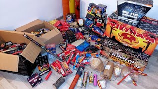 MEGA COLECTIE PETARDE SI ARTIFICII SPECIALA 70K ABONATI 2023-2024 / Unboxing Firecrackers Fireworks