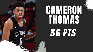 Cameron Thomas Highlights vs. San Antonio Spurs | 36 Pts | 2021 NBA Summer League
