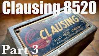 Atlas Clausing Johansson 8520 Milling Machine Restoration Part 3: The Head and First Chips