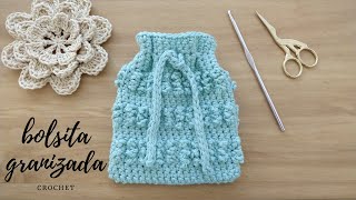 Como tejer a crochet bolsitas paso a paso, fácil y rápido