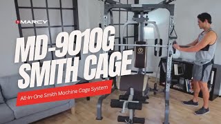 The Marcy MD-9010G Smith Cage Home Gym