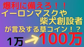 イーロンマスクが注目している？今話題のCAWコインとは？【CAW】【草コイン】【仮想通貨】【イーロンマスク】