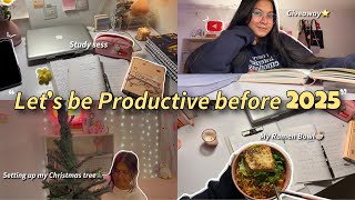 Getting out of my Lazy Slump😴~ Let’s be PRODUCTIVE ✨📚Study Vlog - 12th grader | Zouk Giveaway 💌