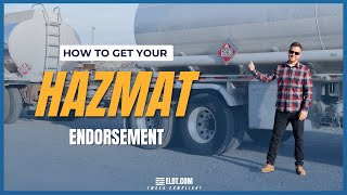 How to get your ELDT Hazmat Endorsement