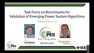 IEEE PES GM 2020 - Task Force Meeting Presentation