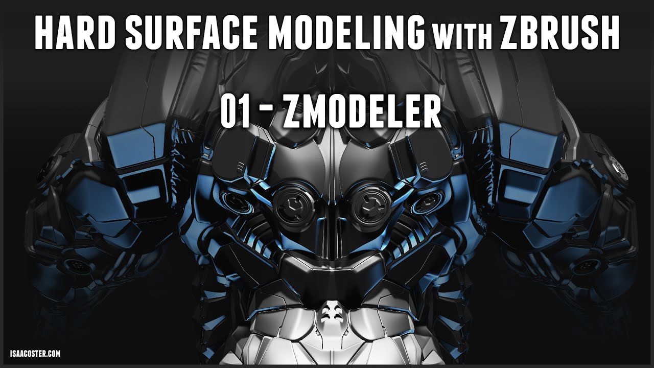 Hard Surface Modeling With Zbrush 01 - Zmodeler - YouTube