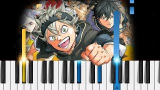 Black Clover OP - Haruka Mirai - Piano Tutorial