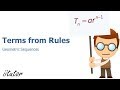 √ An Ultimate Guide to Finding Terms from Rules of Geometric Sequences. Watch this video!