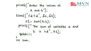 Passing values between functions