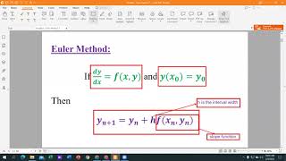 MATLAB code for Any Ordinary Differential Equation Solution Using Euler Method | Euler Method