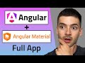 Angular Tutorial with Angular Material | How to Build a Complete App Step by Step